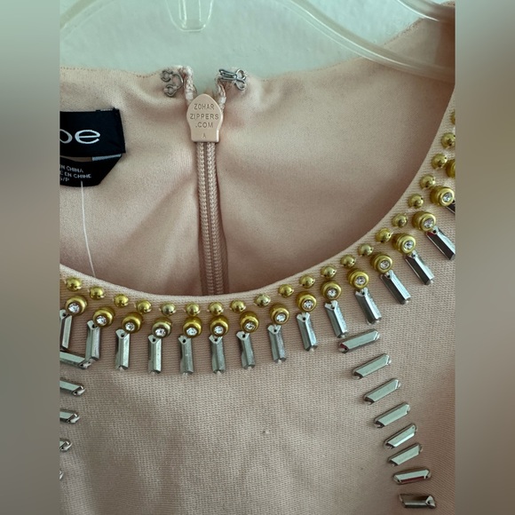 Bebe Women's Pink Embellished Dress - Picture 8 of 11